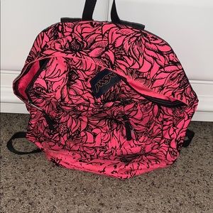 Pink Jansport Book Bag